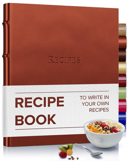 recipe book binder with cards CR Gibson Al A Carte Our new kitchen collection boasts a captivating design featuring bold Aesthetic Recipe Binder with Polyester